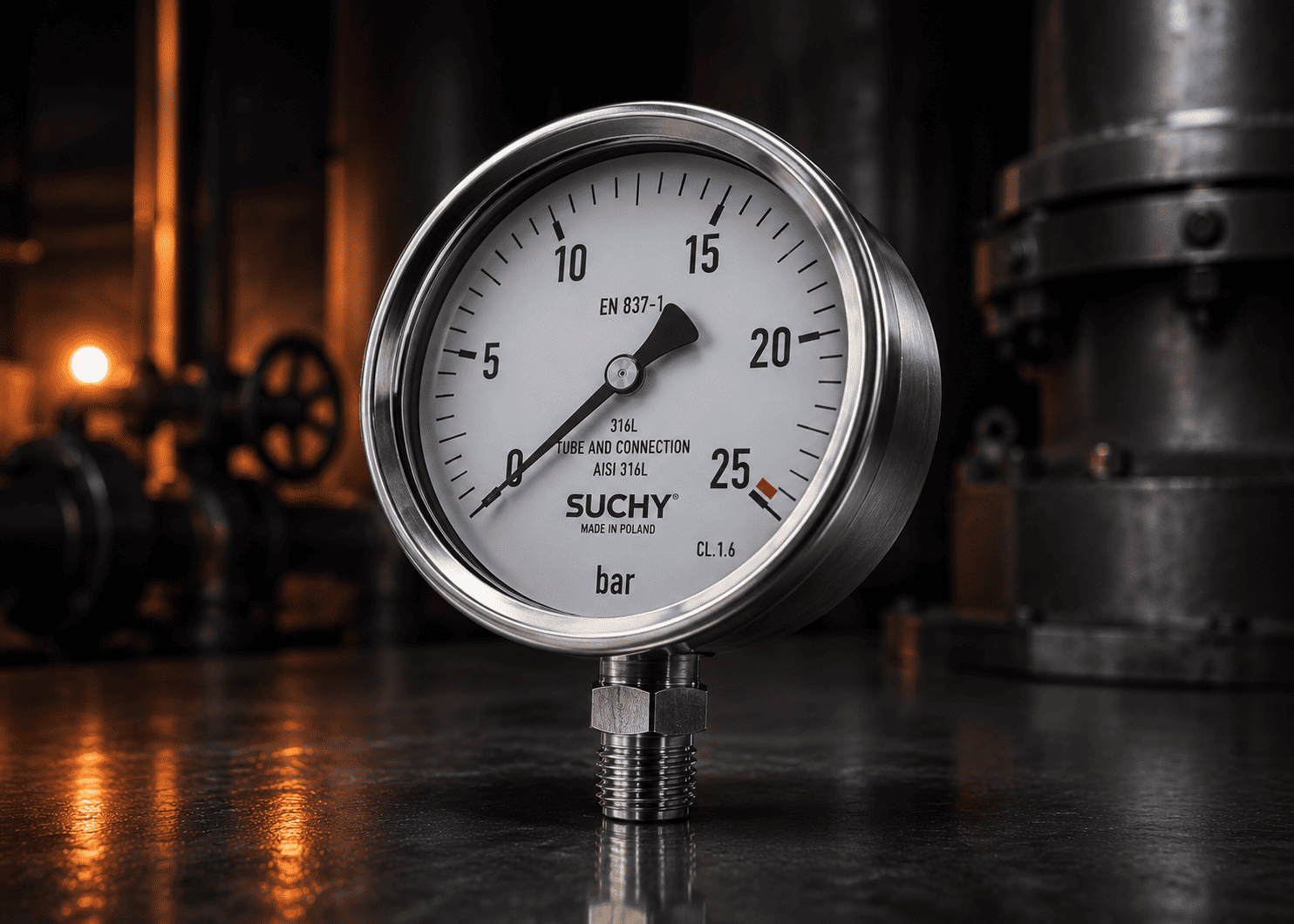 Suchy Pressure Gauge