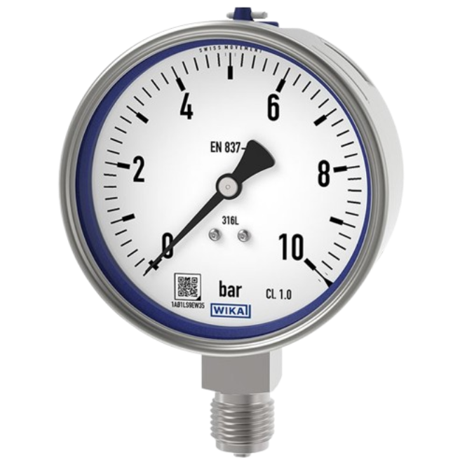 WIKA Pressure Gauge Bourdon Tube